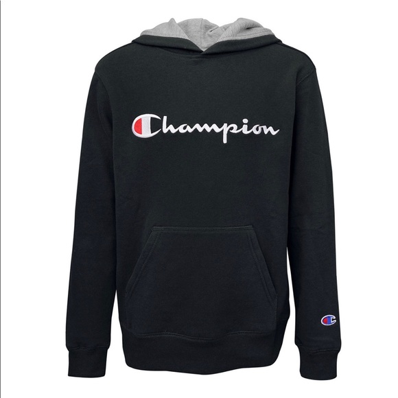 🔹NWT Champion embroidered signature fleece boys M - Picture 2 of 2